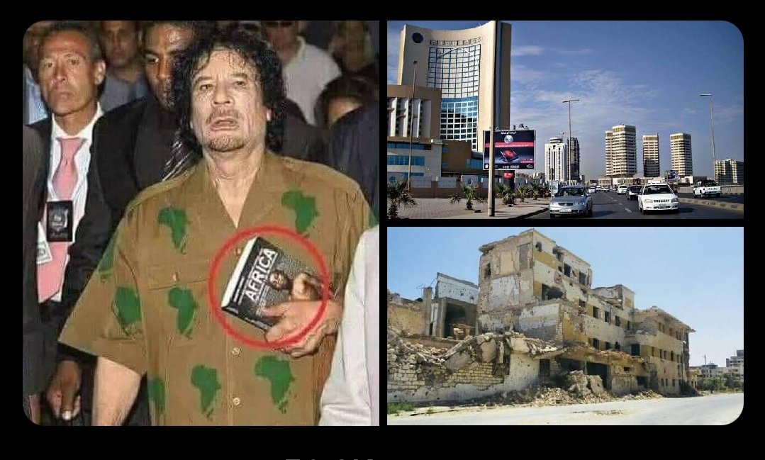 LeSondage_RDC's tweet photo. Kadhafi 🇱🇾

Poutine a déclaré que s'il était président de la Russie en 2011, #Kadhafi serait vivant aujourd'hui, la Libye était le pays le plus pauvre du monde en 1951 mais #Kadhafi en a fait le pays le plus développé d'Afrique avec 150 milliards de dollars de réserves de change. https://t.co/FLnyO7ISop