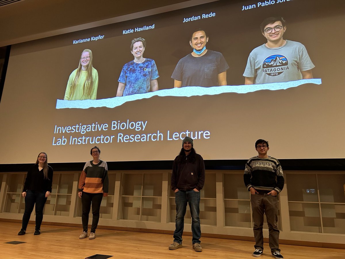 .@CornellBiolabs taught by 12 @CornellGrad lab instructors. These excellent teachers are also great scientists, conducting research in diverse fields of #biology. This semester students can see their work in a 3-lecture series & share their enthusiasm for science! #cuinthelab