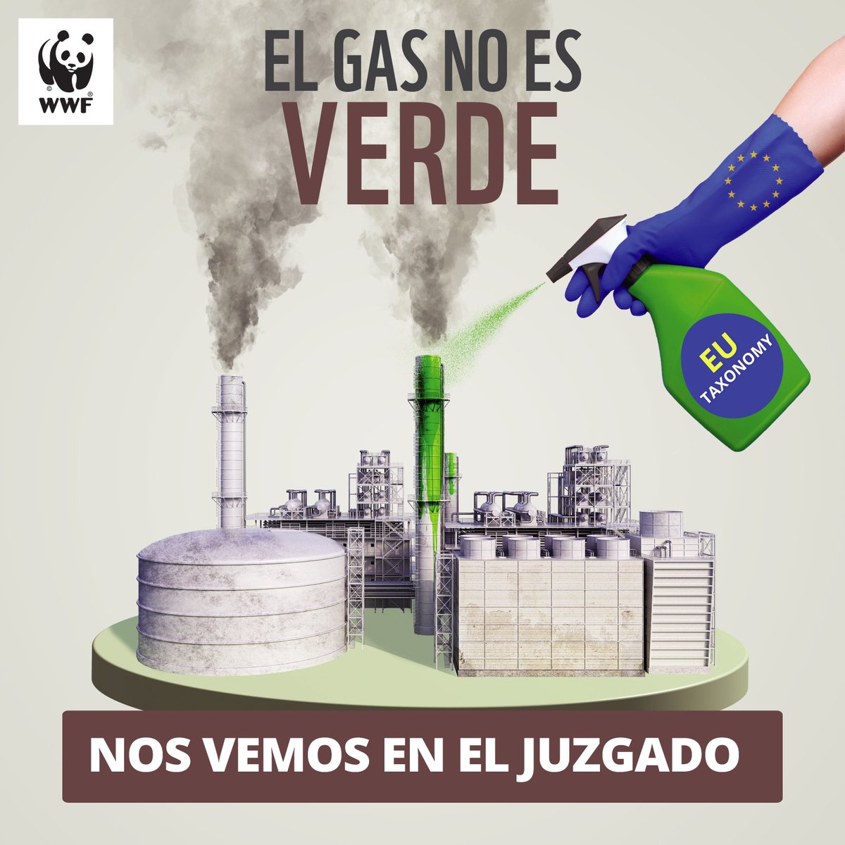 Etiquetar el gas como 'verde' es tan absurdo como ilegal

Hoy @WWFEU junto con @ClientEarthEUR, @transenv y @bund_net, llevamos a la @ComisionEuropea a los tribunales para poner fin al #greenwashing de la #EUTaxonomy 

Más información ⤵️

wwf.es/informate/actu…