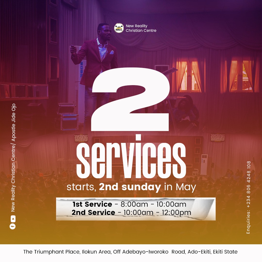 Uchenna_Ibe_'s tweet photo. EVERY SERVICE IN @newrealitycc
IS AN EXPERIENCE!

This is me begging someone right here. When 2 services starts in May, please don't attempt coming late because....... You would be joining service outside.

#NRCC
#APJSAYS https://t.co/HFZBqBTvhC