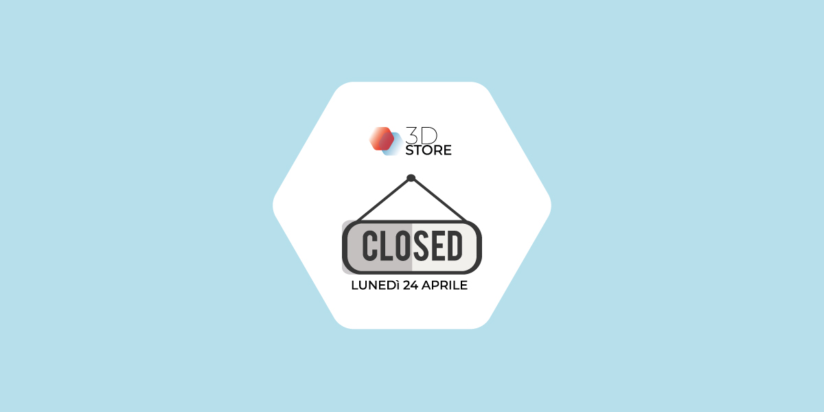 3D_Store_Monza's tweet photo. Gentili clienti, #3DStoreMonza rimarrà chiusin data lunedì 24 aprile 2023. Giornata di chiusura che si sommerà al weekend subito precedente e alla festa nazionale di martedì 25 aprile

Le regolari attività aziendali riprenderanno a partire da mercoledì 26 aprile

#Monza #stampa3D https://t.co/SoLByrI07G