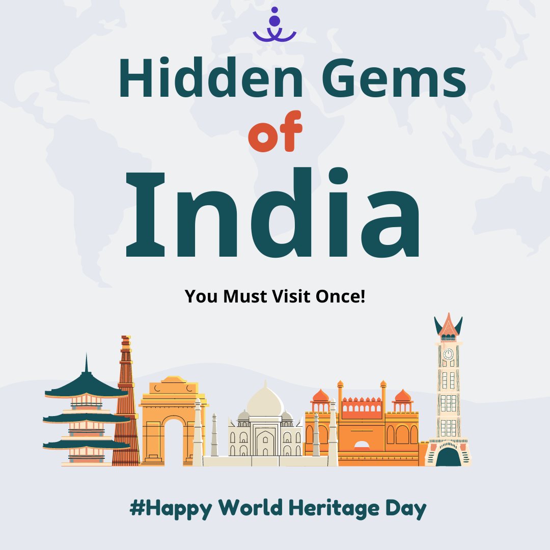 Happy World Heritage Day Everyone!

 Let's have a look at some of the hidden gems in India you should visit once.

#WorldHeritageDay #WHD2023 #IndiaHeritage
1/n