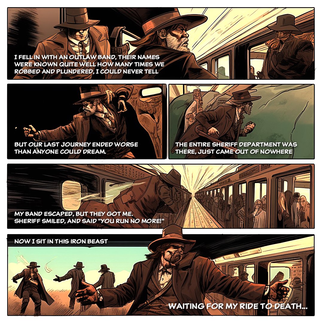 OBURgames's tweet image. Happy #TaleTuesday everyone.
Tales from Sinnerstead
Wendigo Willy: Part 2
Sinnerstead is the town where our upcoming title The Last Man Standing is set.
Stay tuned for more!

#quest2 #oculus #meta #vr #aiart #gaming #vrgaming #virtualreality  #battleroyale #games #digitalcomic