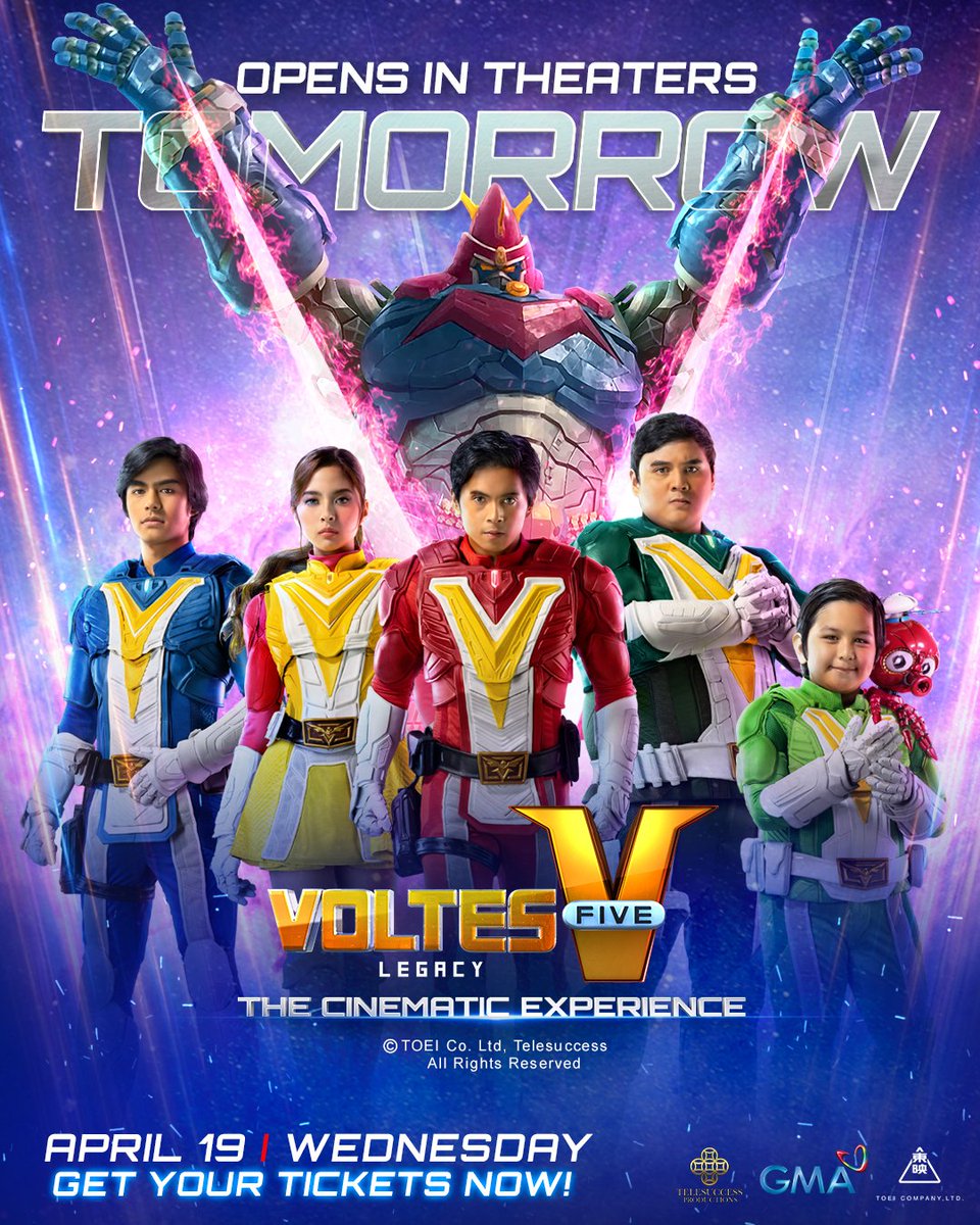 For Director Mark Reyes, "Voltes V: Legacy" shows the world the abilities of Filipinos when it comes to production.

"They keep putting us down, third world country, hanggang ganyan lang ang kaya natin, mga soap opera lang na mga sampalan, heto nag-level up," he said.