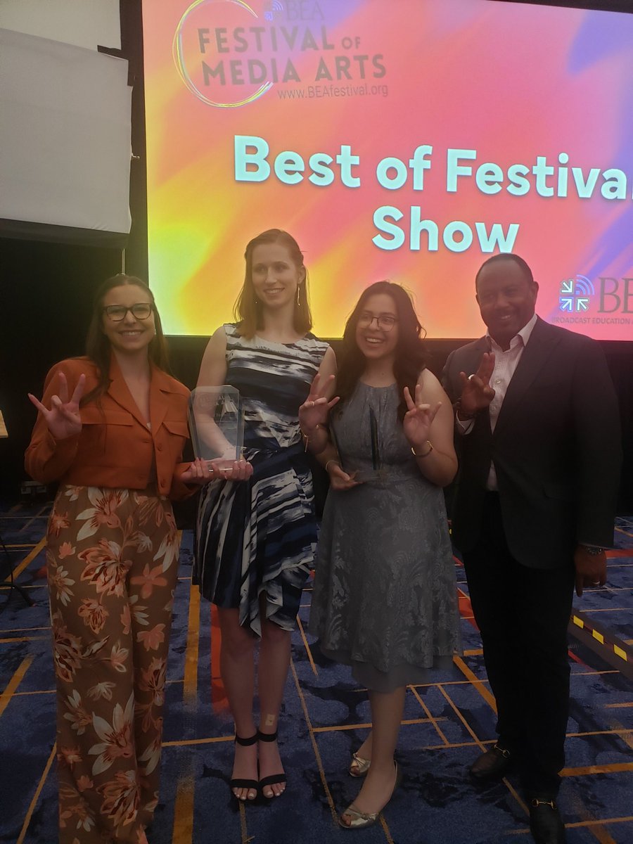 Cronkite students are amazing! Best of Festival at BEA for <a href="/AutriyaManeshni/">Autriya Maneshni</a> <a href="/HaleyZiomek/">Haley Ziomek</a> <a href="/AndrewOnodera/">Andrew Onodera</a> <a href="/cronkitenews/">Cronkite News</a> <a href="/Cronkite_ASU/">Cronkite School</a>