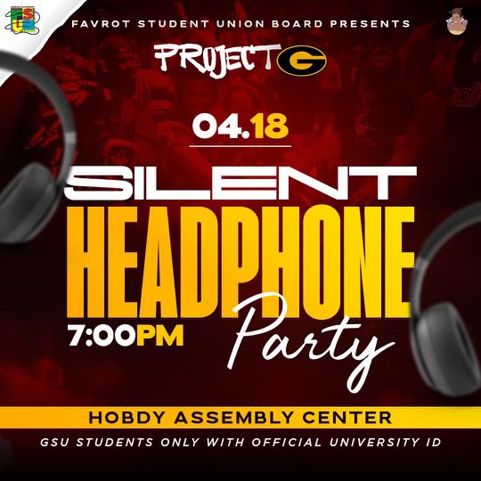 “Taking over for the ‘99 and the 2000s” 👀 Day 2 of Project G is a 2000s theme silent headphone party in the Assembly Center! Doors open @6:30 beat us there don’t meet us there! 🕺🏾 #GramFam #TigerFest23