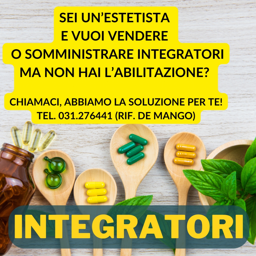 cnacomo's tweet photo. Sei un'estetista e vuoi vendere integratori o somministrare tisane ma non hai l'abilitazione? Chiamaci, abbiamo la soluzione per te! Tel. 031-276441 (Rif. De Mango). https://t.co/ZS2A0whCDY