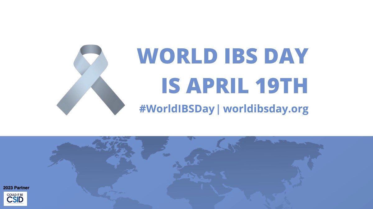 World #IBS Day April 19th: Raising Awareness and Reducing Stigma of Irritable Bowel Syndrome. It all begins tomorrow. Thanks to our partner at <a href="/QOLMed/">QOL Medical, LLC</a> - Could it be #CSID #WorldIBSDay2023 PR Newswire: prnewswire.com/news-releases/…