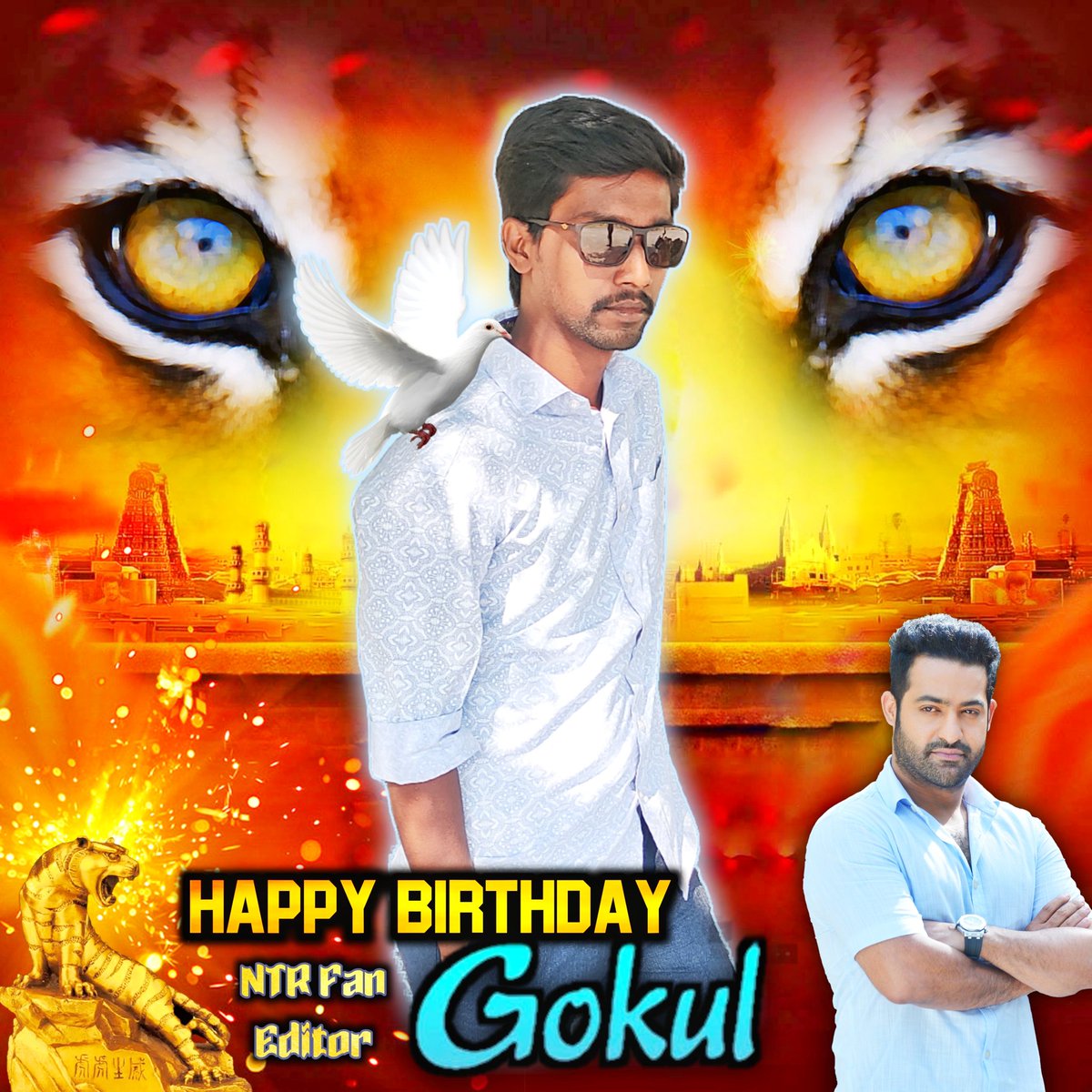 Happy birthday to you @JwGokula9999
❤️❤️

#HappyBirthdayJwGokula 
#HBDMassEditorGokula #HBDDesignerGokula

Design by :- @kurakulaharish

#HARISHDESIGNS

 @TARAK_225 
@raju13689 @NarendraTarak99
@ntr_jay @AnandOfficiall @kickVasimalla @SrutiTarak @avi_tarak9999 @EV9999_Tarakian