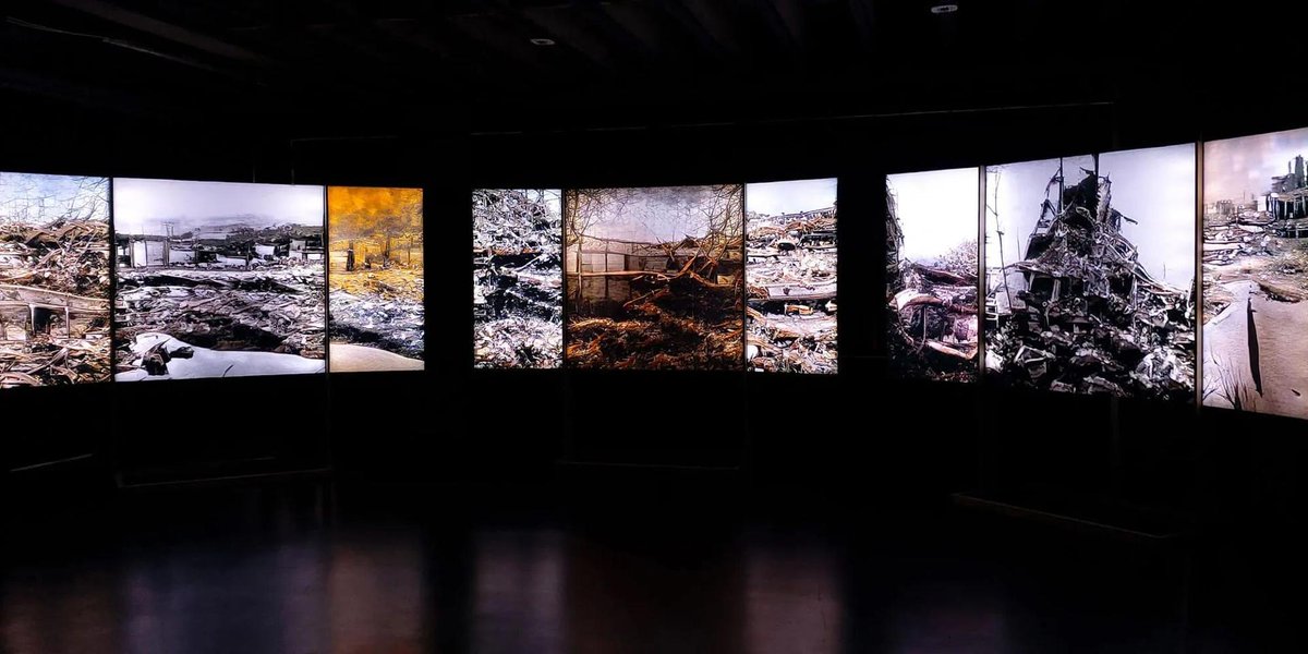 🧠 Science does not oppose art, neither do they necessarily need to be estranged from one another

🎨 Art can actually convey powerful messages through science

🧵 English yet Barcelona-based artist <a href="/AndyGracie/">andy gracie</a> is living proof of it

📸 Moon Gallery