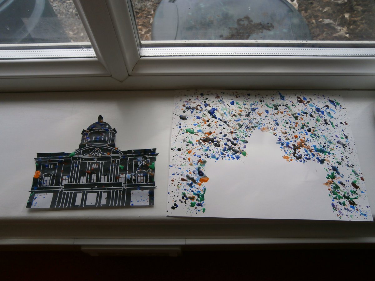 suttonparkp's tweet image. Year 6 have had a great launch day for their new topic about Hull. They've created Hull landscape splatter paintings, went on a maths fish trail to crack a code and reveal the topic title and then got started looking at the history of Hull with the Blitz! @HCATSchools #HCAT