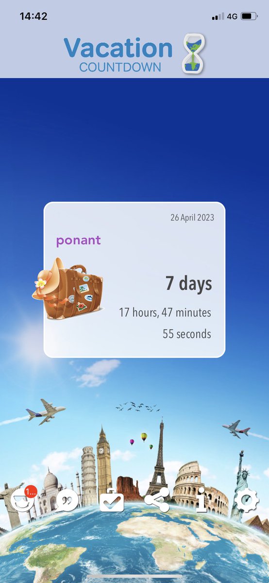 Not that I’m counting down the days or anything… #NextCruise @ponant_cruises #LuxuryCruises #ExpeditionCruises #AwardWinningCruiseAgent #CLIAMaster #cruise #CruiseExpert #CruiseSpecialist