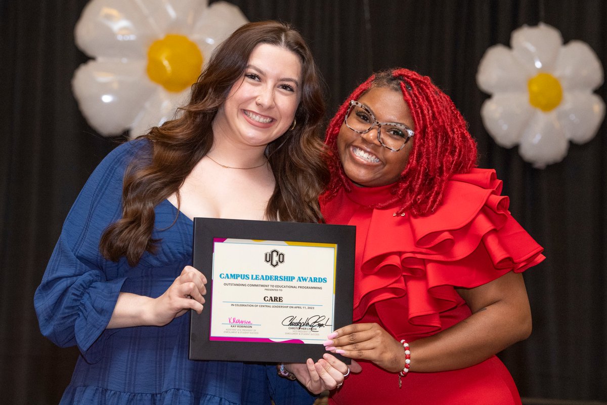 The Central Association for Responsive Educators (CARE) won Outstanding Commitment to Educational Programming at UCO Campus Leadership Awards Ceremony!  Their dedication to advocacy events &amp; teacher panels set them apart as leaders in the education community. Great work! #UCOCEPS
