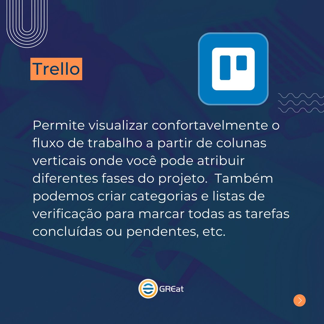 GREat_UFC's tweet photo. Gerenciar um projeto não é uma tarefa fácil, por isso existem ferramentas que auxiliam na organização das informações para que seja realizado da melhor forma possível. 
Nesse carrossel, mostramos algumas ferramentas que podem ajudar no gerenciamento do projeto.

#ágil #gestão https://t.co/9SuSnyrzhr