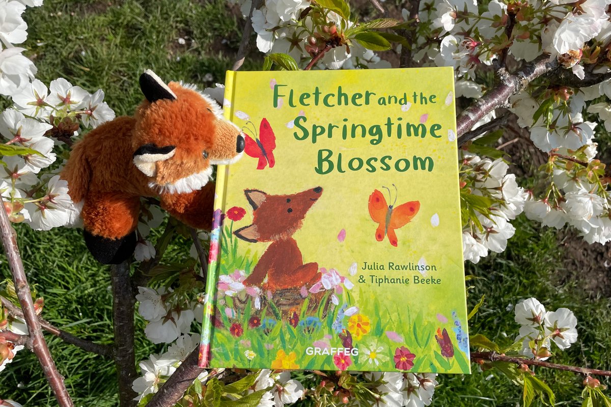RawlinsonJulia's tweet photo. I’ve been waiting for 🌸peak blossom🌸to take Fletcher and the Springtime Blossom to #AbbeyFields. Later than last year but we finally made it. Bright sun and wind - enjoy the squinty windswept author photo! #FletchersFourSeasons #FletcherAndTheSpringtimeBlossom #BlossomWatch https://t.co/NFmf7xNVB2