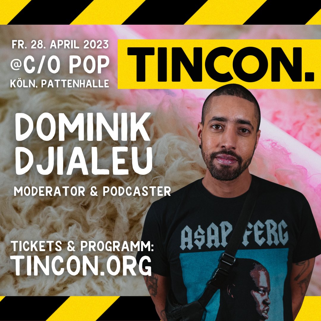 Auf der TINCON <a href="/copopconvention/">c/o pop Convention</a> in #Köln wird es  eine neue Folge unserer Talkshow Flokati Beach geben!   Dominik Djialeu spricht mit <a href="/xsarahleee/">sarah-lee</a>, Celina Bostic und Lie Ning über das Thema 'Schwarz sein in Deutschlands Öffentlichkeit'. 
Tickets &amp; Infos: tincon.org/koeln23/