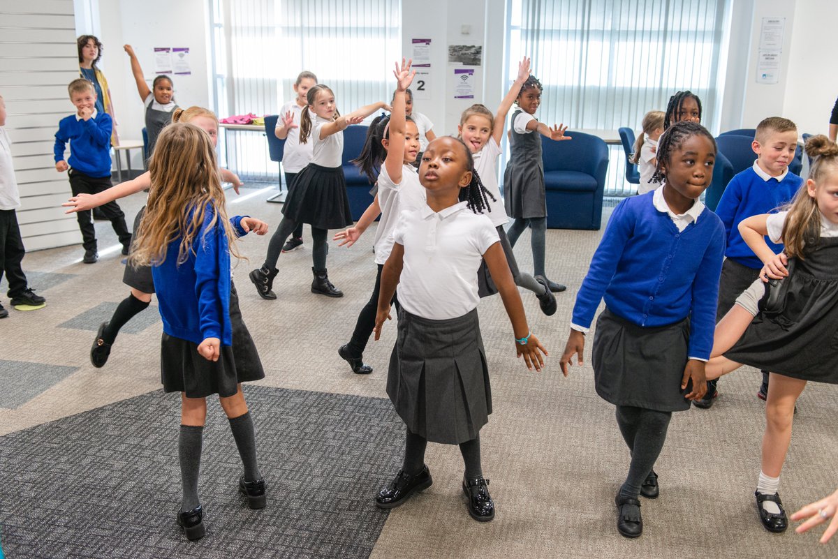 Delightcharity's tweet photo. Congratulations to all our schools who performed their hero and villain-themed dance stories last term as their final part of #DelightinDance!
The final performances have been brilliant and it has been incredible to see their confidence and talent on display ⭐
@madebyKG 🦸 https://t.co/g6XqeNIPKA