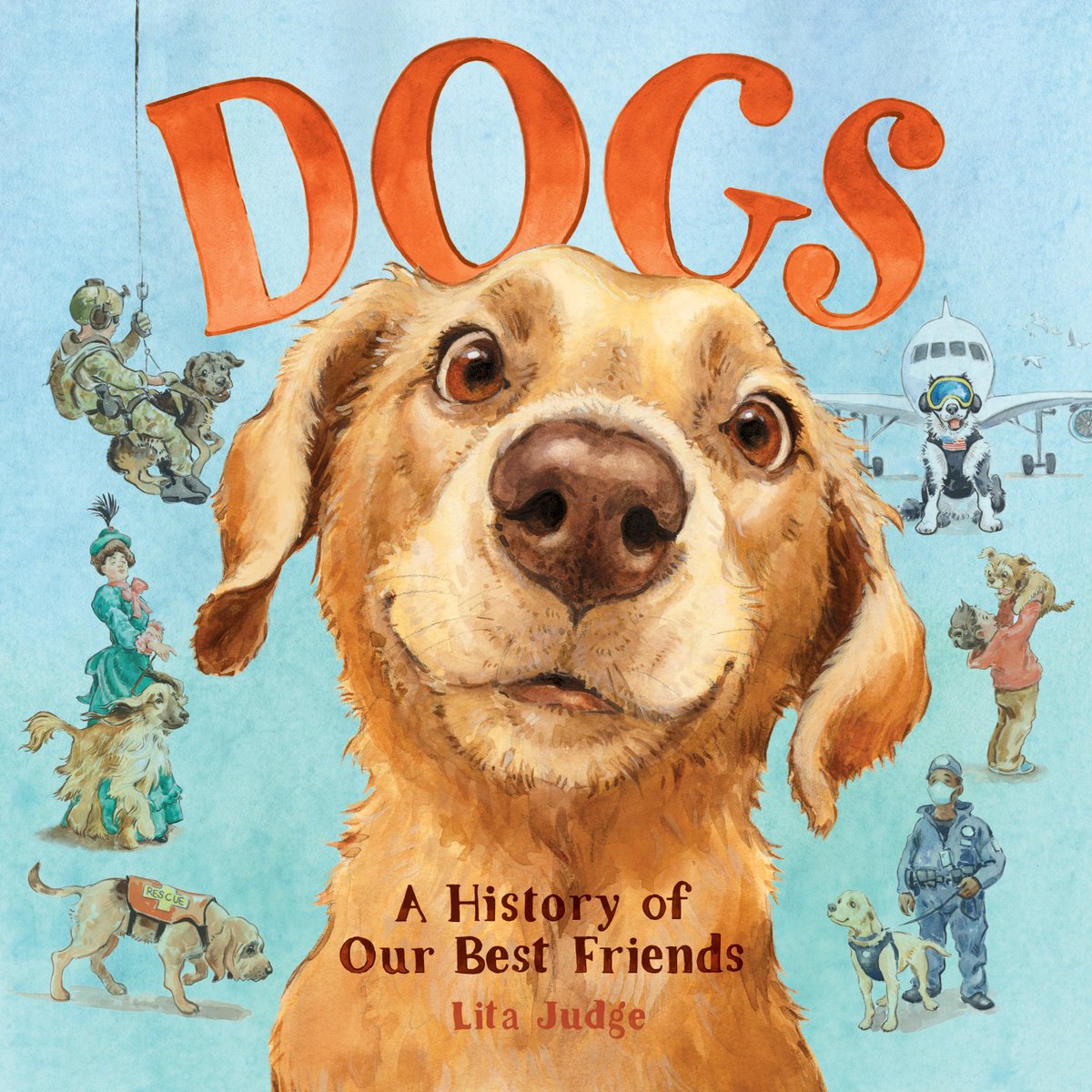 From award-winning author-illustrator @LitaJudge, comes a beautifully illustrated history of how humans’ partnership with dogs changed our lives and theirs. On sale now! Grab a copy today for the dog lover in your life! #DogsAHistory #BookBirthday bit.ly/43ESFuM