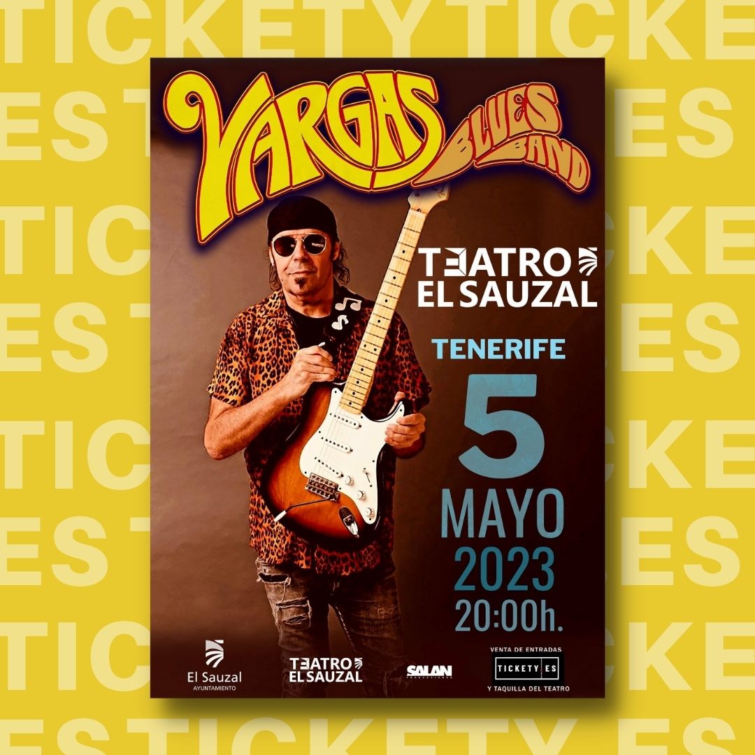 tickety_es's tweet photo. 🎸 ¡VARGAS BLUES BAND! 🎶 La veterana formación que lidera Javier Vargas, ultima los detalles de un álbum doble #StonerNight y #StonerNightVolumen2. ¡Consigue tus entradas! ⬇️
🎟️ https://t.co/Hk7BnoDM9X
⏰ 20:00h
📅 5 de mayo
📍 Teatro El Sauzal - El Sauzal - Tenerife https://t.co/rGiFXlMTe7