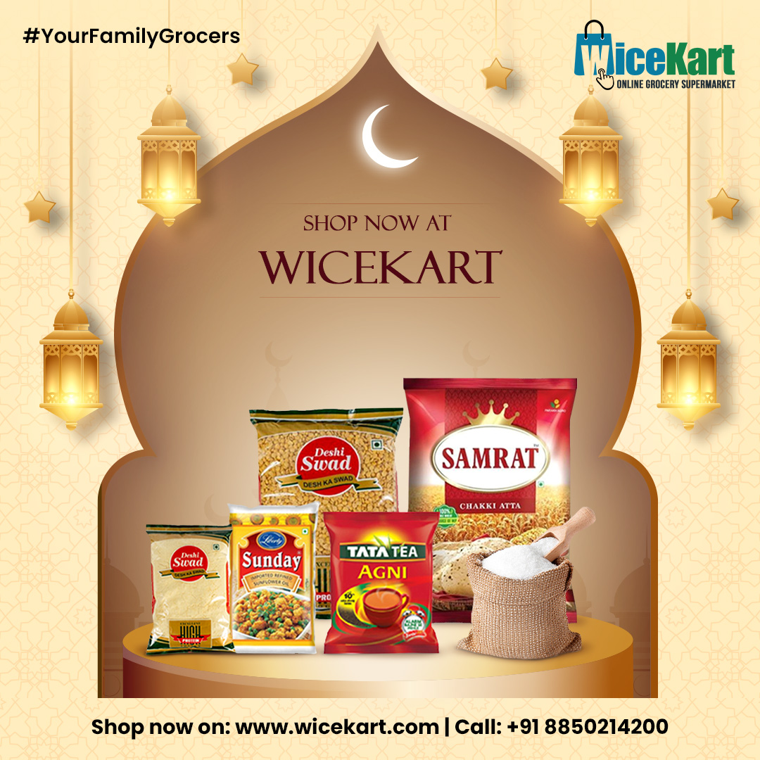 WiceKart's tweet photo. Keep your pantry stocked for the remaining festive month 🗓️ with WiceKart's amazing combo deals on rice, dal, wheat, and more! 🌾✨ We wish you a satisfying and fulfilling Iftar experience.

Order Now: https://t.co/0EtsIIUi59

#WiceKart #onlinegrocery #ramadan #ramadankareem https://t.co/v6TPBnO7hA