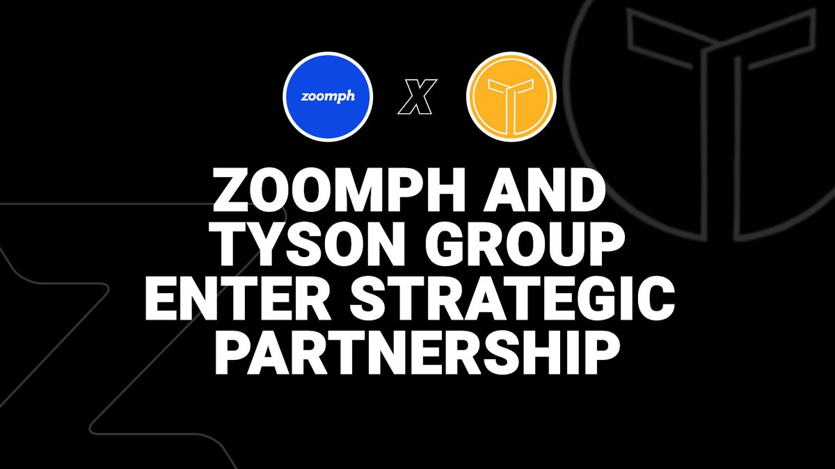Zoomph's tweet photo. Zoomph and @Tyson_Group are excited to announce a new strategic partnership aimed at developing effective sales strategies and collaborating on marketing initiatives for the sports and entertainment industry.
📰 Full Press Release: https://t.co/61hL22xfaK https://t.co/LgkK8NdqcC