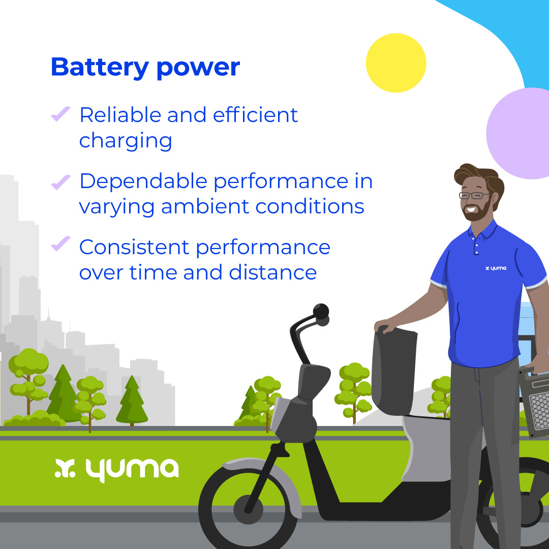YumaEnergy's tweet photo. We're committed to being a trusted energy partner for enterprises and OEMs with a focus on reliable, safer, and scalable battery-swapping solutions. Our goal is to enable easy and seamless access to sustainable mobility for all. #PowerYourMove https://t.co/pQb3Lr3wpd