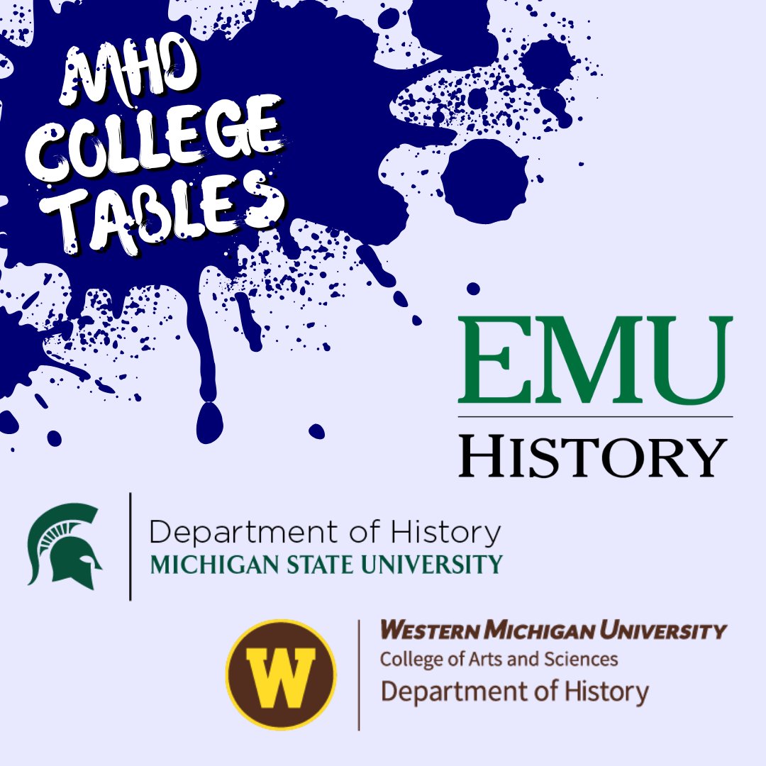 We are excited to once again offer students the chance to meet with representatives from multiple Michigan colleges and universities at Michigan History Day!

See the full list of college, universities, and organizations that will be at MHD here hsmichigan.org/state-finals.