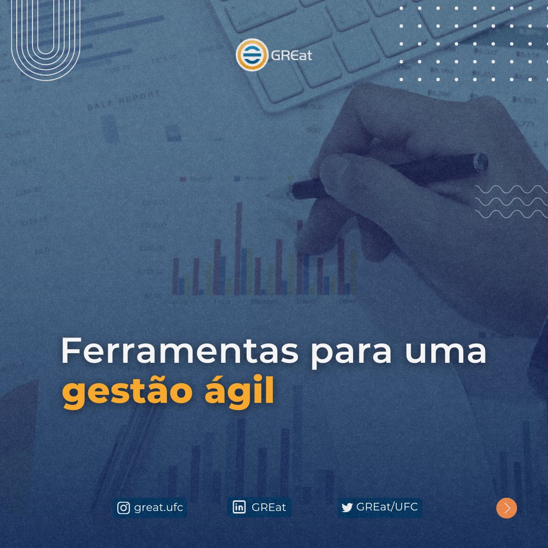 GREat_UFC's tweet photo. Gerenciar um projeto não é uma tarefa fácil, por isso existem ferramentas que auxiliam na organização das informações para que seja realizado da melhor forma possível. 
Nesse carrossel, mostramos algumas ferramentas que podem ajudar no gerenciamento do projeto.

#ágil #gestão https://t.co/9SuSnyrzhr