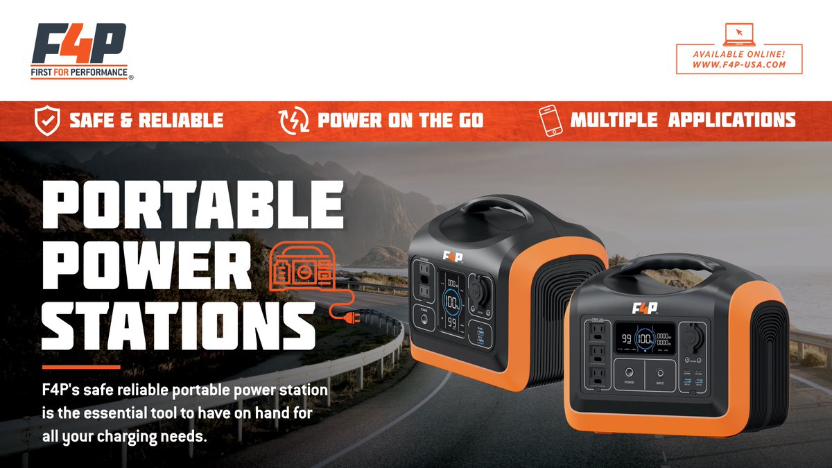 F4P's safe and reliable portable power station is an essential tool to have on hand for all your charging needs! 🔌Get yours today at your local <a href="/cityelectricusa/">City Electric Supply</a>. 

Visit F4P-USA.COM to learn more!