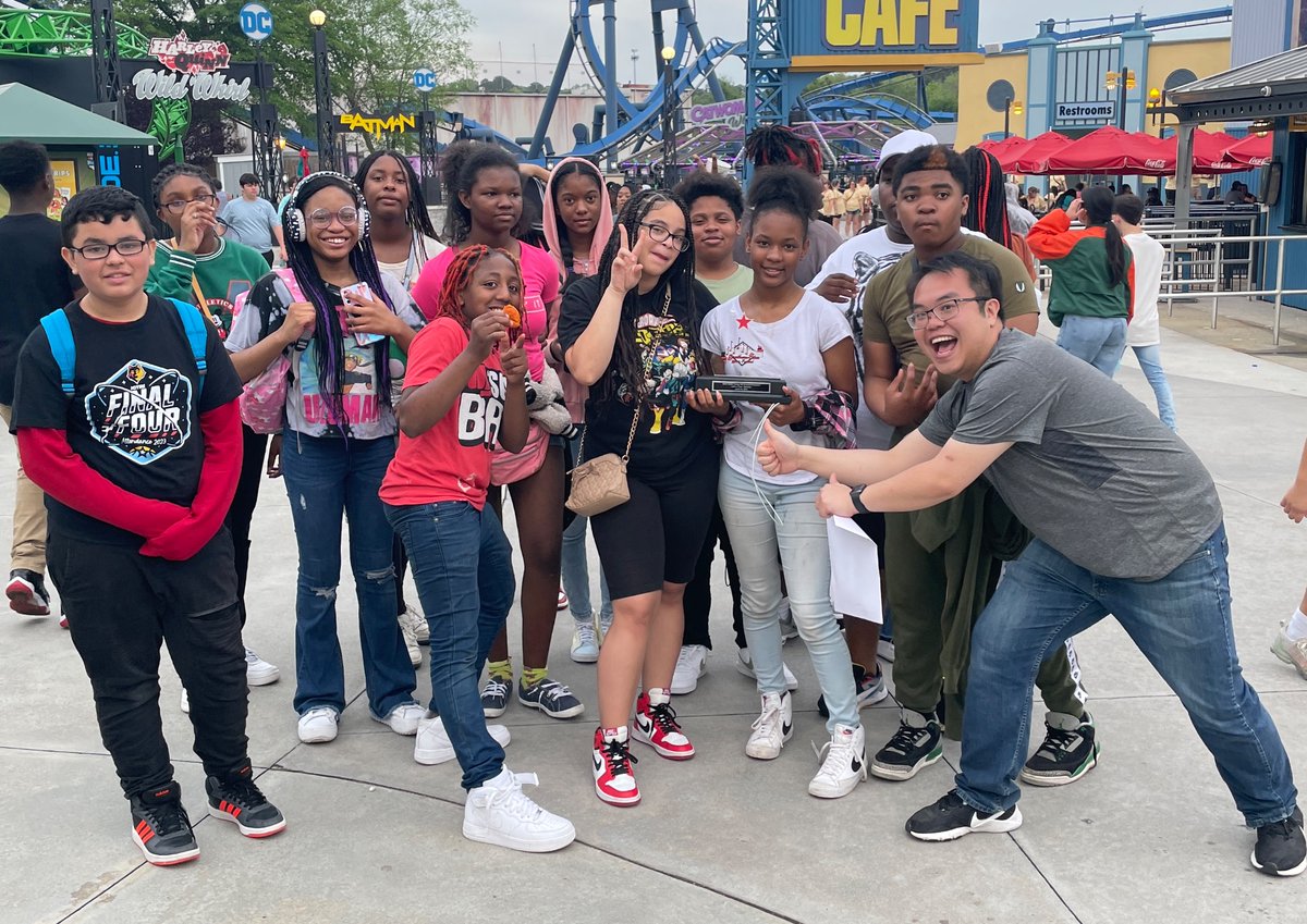 JCYOrchestra's tweet photo. Still recovering from this awesome weekend taking the orchestra kids to the Southern Star Music Festival. The kids performed on a Friday and spent the entire Saturday out and about at Six Flags culminating in an awards show at the end! https://t.co/uO9dMkXb6A