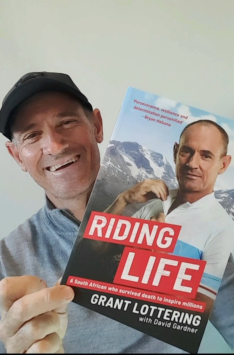 GrantLottering (@mglottering) on Twitter photo Stoked! My book Riding Life available from Friday 21 April at all bookstores or online. Published by <a href="/NBPublishers/">NB Publishers</a> Tafelberg. Online link will be posted soon!
#nevergiveup
#neverquit #ridelifeyestolife #im_possibletour #vclass #weshareinfaith #exclusivebooks Stoked! My book Riding Life available from Friday 21 April at all bookstores or online. Published by <a href="/NBPublishers/">NB Publishers</a> Tafelberg. Online link will be posted soon!
#nevergiveup
#neverquit #ridelifeyestolife #im_possibletour #vclass #weshareinfaith #exclusivebooks