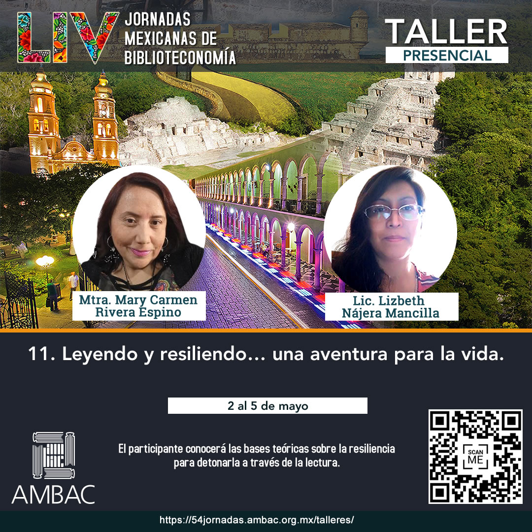 UACBiblioteca's tweet photo. LIV Jornadas Mexicanas de Biblioteconomía. Programa de Talleres Virtuales y Presenciales.
👉Vía: #AMBAC México
👉Información: https://t.co/I84qfdAQUQ https://t.co/CtEyhBR12T