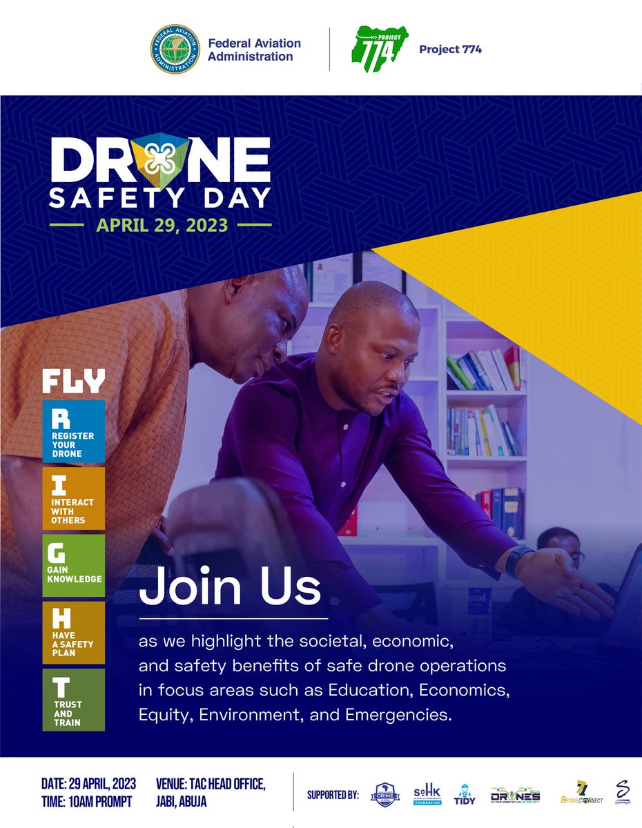 Drone Safety Day is a day meant to impress on the Drone Community the importance of flying safely. Be our guest as we commemorate this day on April 29.
FAADroneZone #DroneSafetyDay #Drones
