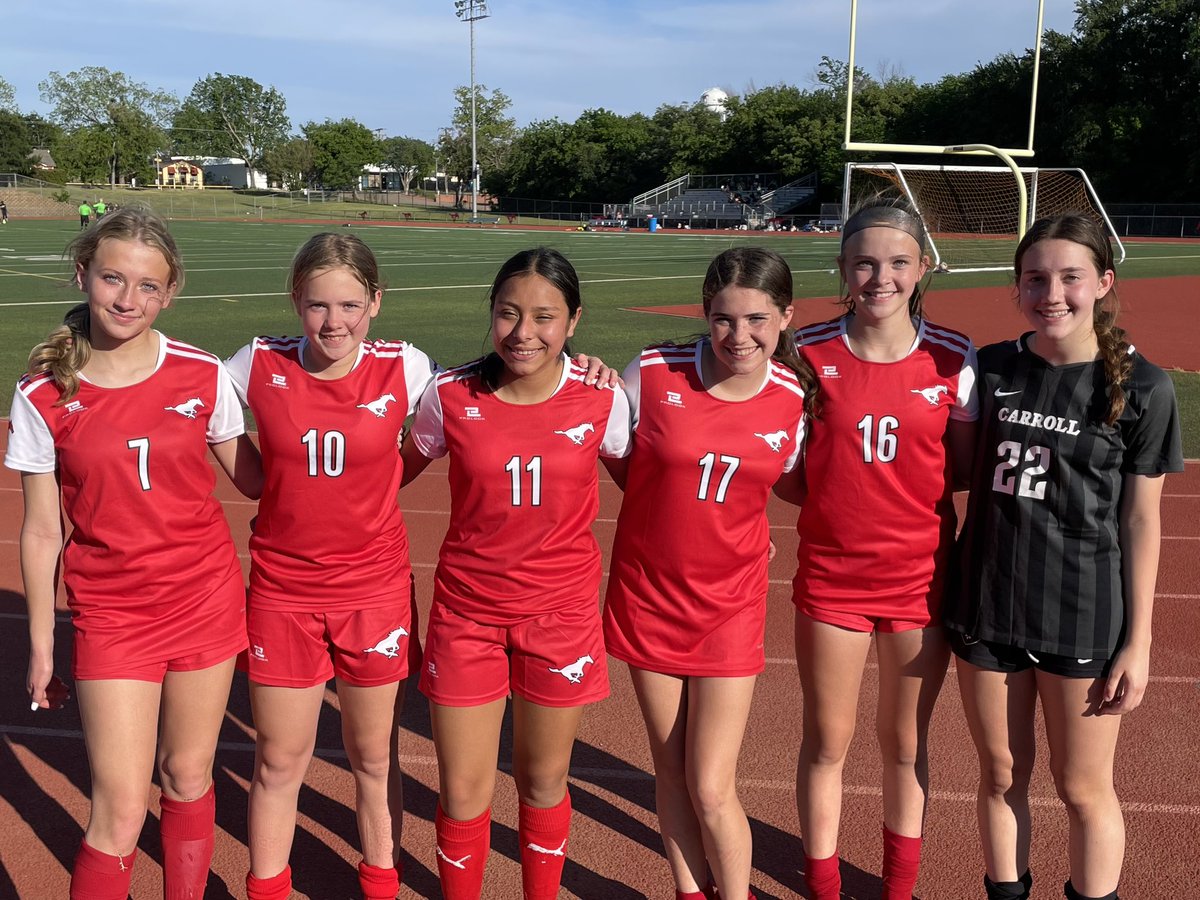 First game of the <a href="/CMSGirlsAthl/">CMS Girls Athletics</a> school soccer season and we got the win against <a href="/GrapevineMiddle/">Grapevine Middle</a>!  It was fun to play against a bunch of my friends from my <a href="/SoccerGSSA/">GSSA Soccer Updates</a> academy team from a few years ago. 💗⚽️ <a href="/SCLDS/">Carroll Lady Dragon Soccer</a> 

Thanks to <a href="/SydneyMartin_08/">Sydney Martin</a>’s mom for taking great photos