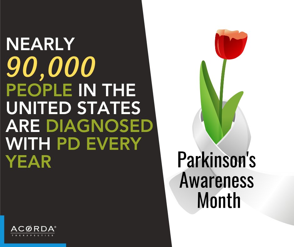AcordaNews's tweet image. Together, we can make a difference in the lives of those living with Parkinson’s Disease.  This month join in the fight against PD! #ParkinsonsAwarenessMonth #ParkinsonsDisease #FightPD