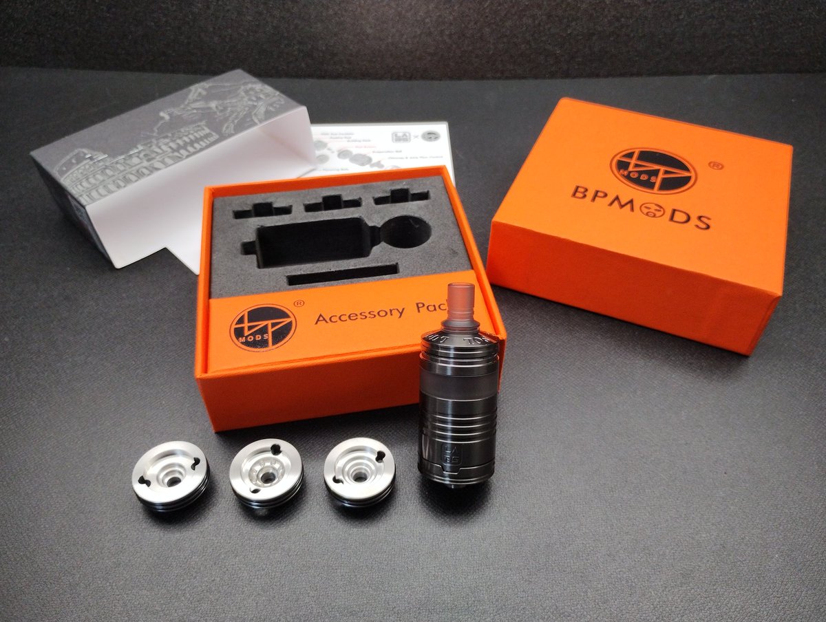 VapeMemory's tweet photo. 今日フレキチさんから届いた
Bp Mods Labs MTL RTA
いろんなギミックが搭載されていて
おもしろそうなアトマイザーです。
好みの味にいつ辿り着けるかな？
#BpMods #LabsMTL #フレキチ https://t.co/PZRaVDaDgx