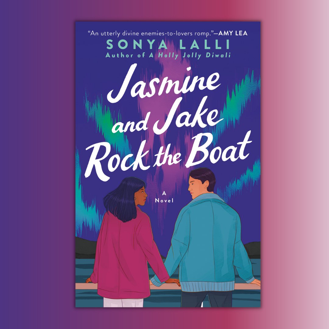 Get on board with
<a href="/sonya_lalli/">Sonya Lalli | S.C. Lalli</a> 's latest, an enemies-to-lovers romance set on an Alaskan cruise, JASMINE AND JAKE ROCK THE BOAT, out today from <a href="/BerkleyRomance/">berkleyromance</a> ! bit.ly/3LmOEV6