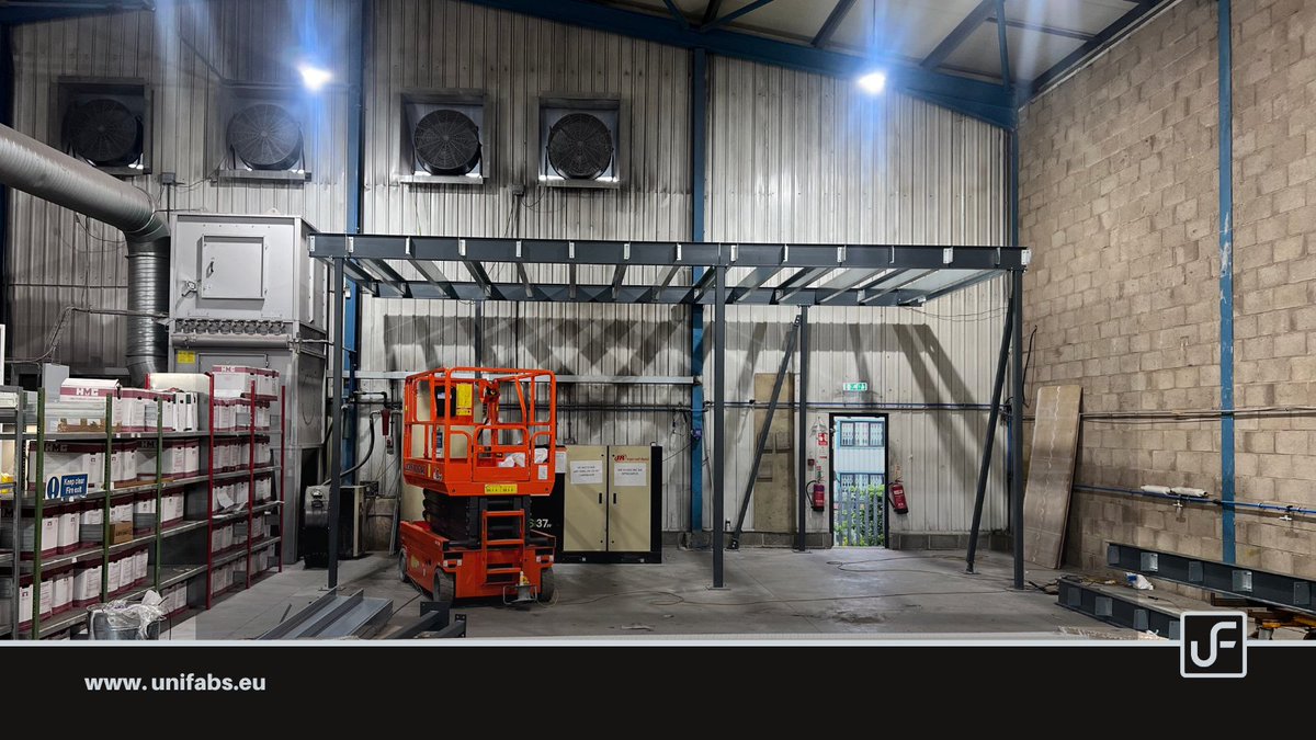unifabslimited's tweet image. Exciting news! Our new #mezzaninefloor is now under construction, providing more manufacturing space and increased capacity for #assemblyservices. 
If you're in need of manufacturing and assembly services, look no further! Contact us today!  #manufacturing