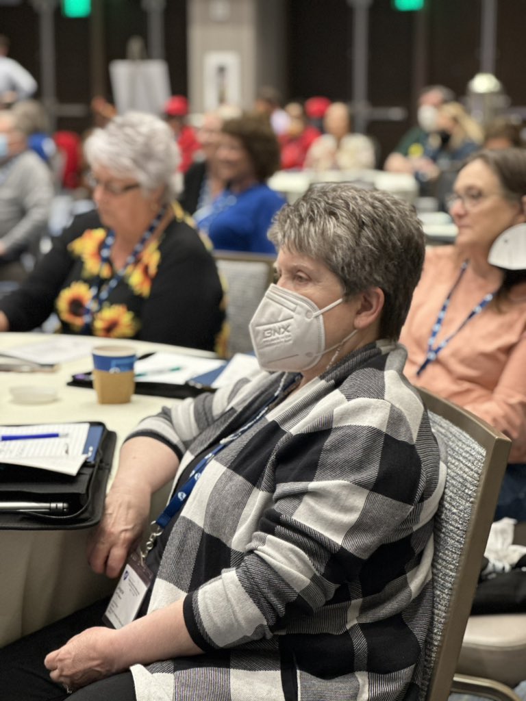 AFTEVPDeJesus's tweet photo. Day 2 of the @AFTunion Retiree Conference. The foundations of our great union were built by you, by @AFTunion RETIREES. #AFTStrong #AFTRetireesRock https://t.co/q5MDA2IFpb
