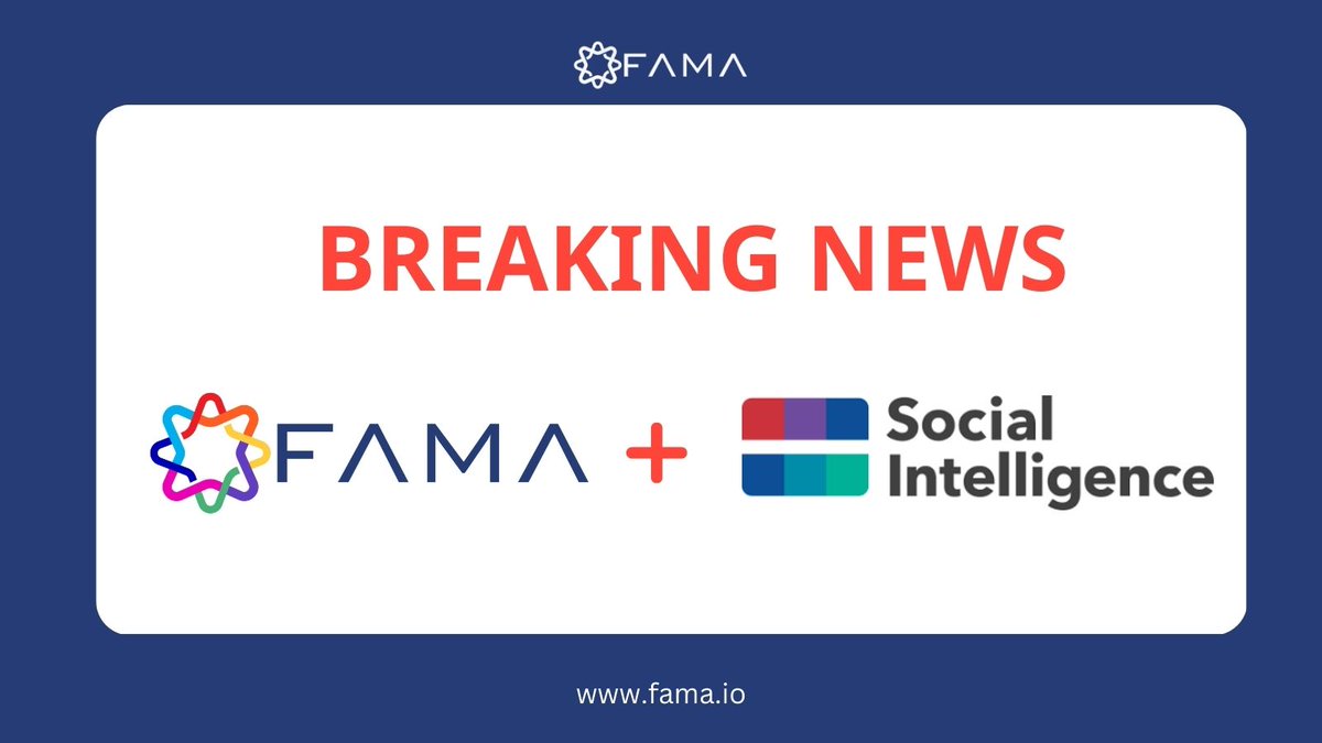 Fama_Tech's tweet photo. BREAKING: We’re proud to announce the acquisition of @socialintelco! We’re thrilled to join forces with our largest competitor to continue delivering solutions that reduce workplace misconduct and improve quality of hire for our clients. Read the release: https://t.co/YNOI6qFZdm https://t.co/XAyFRtWgDU