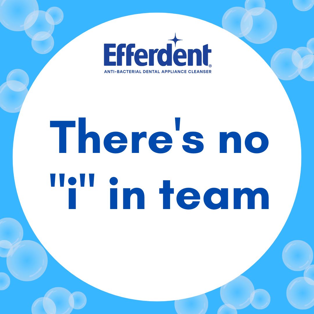 Efferdent's tweet image. Utilize your community, and don’t forget to give back #UseAsDirected  #team #efferdent #community #giveback