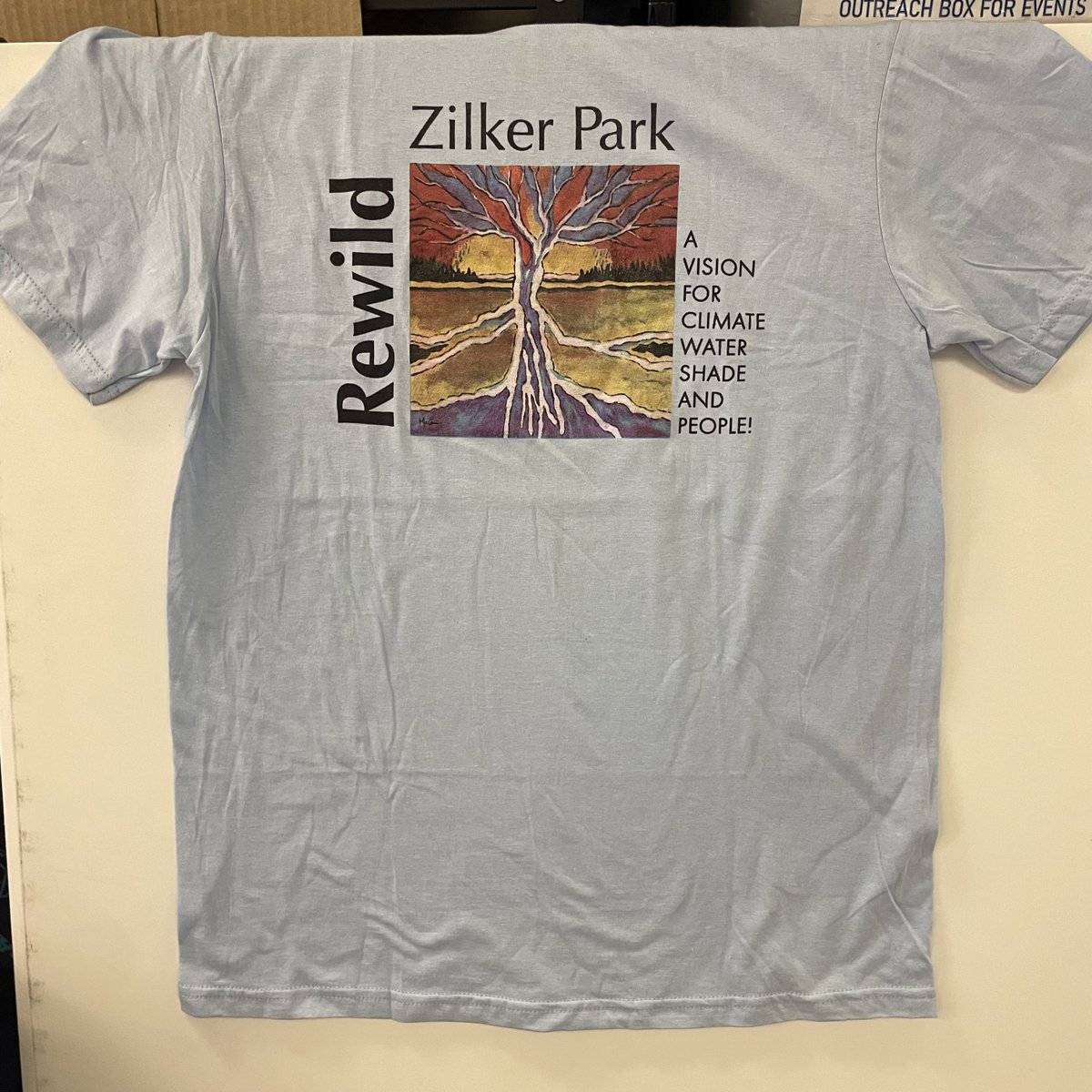 sosalliance's tweet photo. We have Rewild Zilker t-shirts available for sale, sizes M, L, XL &amp; 2X, for $20.  Please email Garrett@SOSAlliance.org if you want to pick one up at our office or the pool on our tabling days.  Check out our latest update on Rewilding Zilker here (https://t.co/Jqhh4n0unH)! https://t.co/Ub4vLWGETX