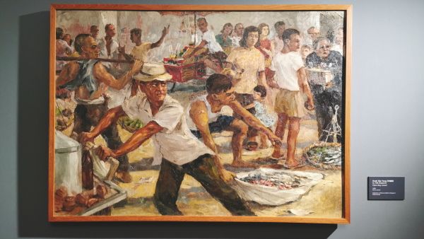SriMarniMoonshi's tweet photo. @artsageingntu; #artaging; #AG6309Wk8AY22T3 I enjoy this piece of art the most as there are many stories in it and there are so many things to talk about . I think many of our elderly can relate well to this piece too. https://t.co/53Vrvg7SV6