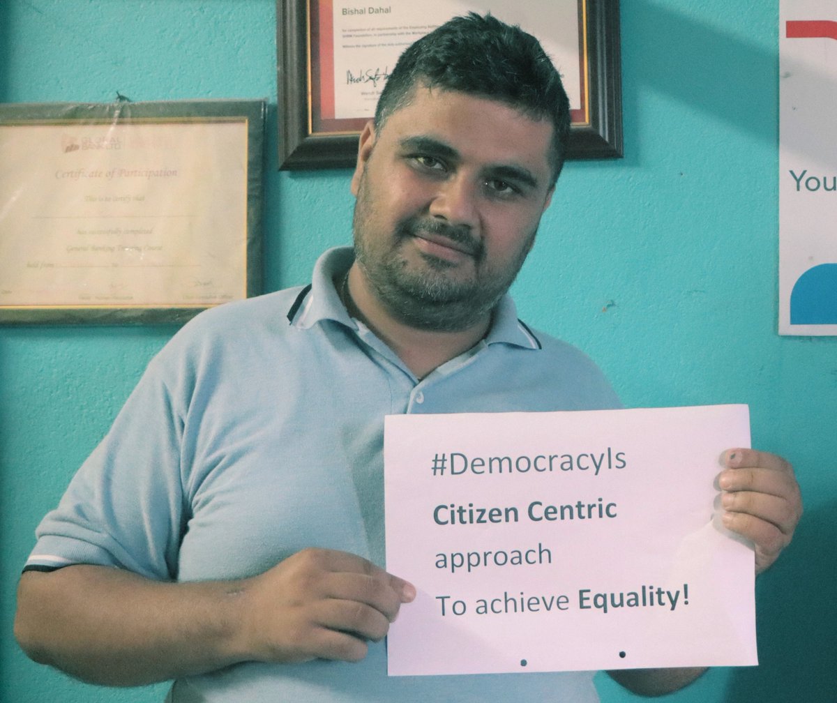 KetteringFdn's tweet image. Bishal Dahal, Nepal, What is democracy to YOU? #DemocracyIs #KetteringFoundation