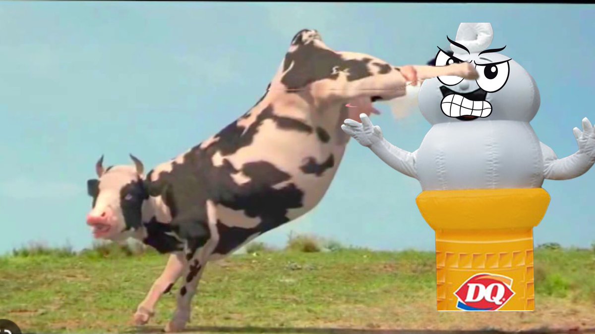 The <a href="/DairyQueen/">Dairy Queen</a> is soft. Long live the Cow!