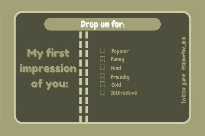 stolen from tl 
drop anything