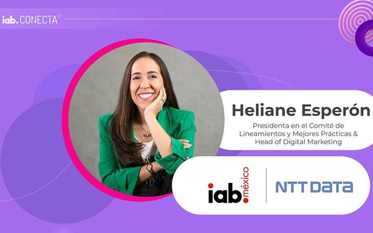 PRODUmercadeo's tweet photo. Heliane Esperón (@Heliane_ES) de IAB México (@IABMexico): Buscamos que confluyan ideas y un mix de datos para mantener a México en tendencia.

Más información: https://t.co/vycD4wVWT9 https://t.co/KsqrPEdUOY