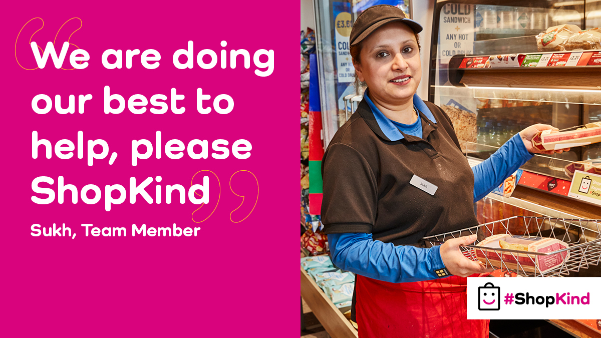 ACS_LocalShops's tweet photo. This week is #ShopKind week and retailers are encouraging customers to make sure that they treat shopworkers with the kindness and respect that they deserve. Campaign materials are available here https://t.co/UlYwVmXmvC https://t.co/jZnpwJL97k