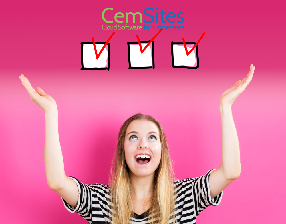 CemSites's tweet photo. Why CemSites?
Tailor-built for your cemetery’s needs ✅
Compatible with any device ✅
Automatic updates ✅
Cloud security ✅
Dedicated support team ✅✅

#CemSites #cemeterysoftware https://t.co/K5qvCutoji