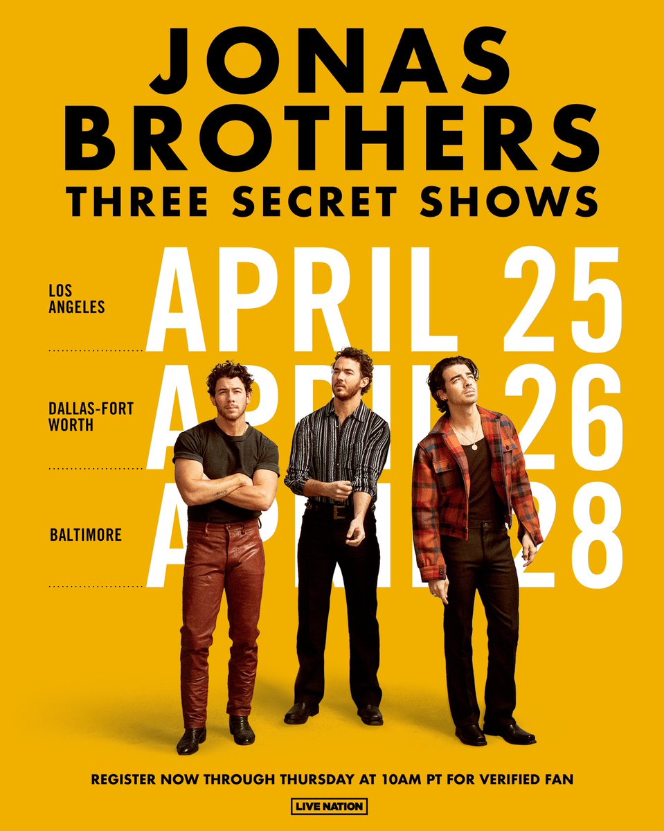 Jonas Brothers tweet media